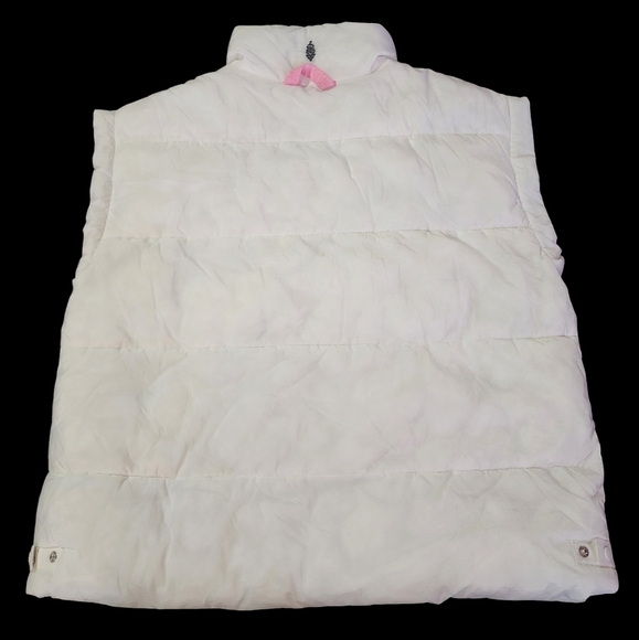 Free People In A Bubble Puffer Vest in Painted White Size Large NEW - Picture 3 of 12